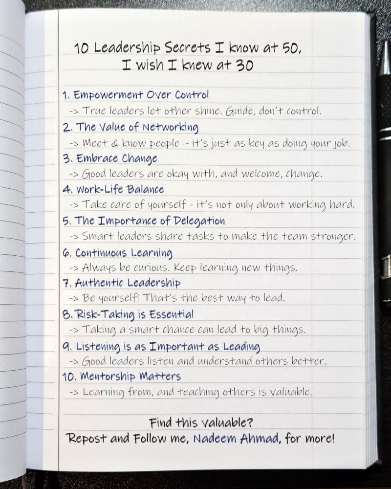 10 Leadership Secrets